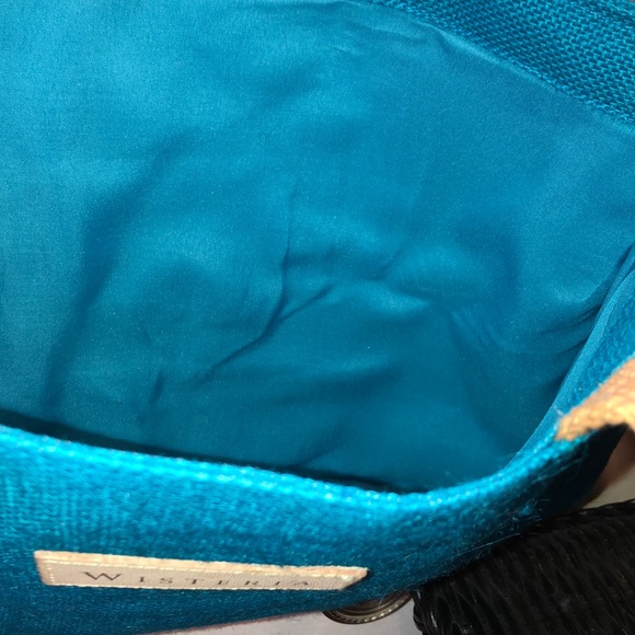 BEAUTIFUL BURLAP BAG-FULL LINING VELCRO CLOSURE - Picture 2 of 6